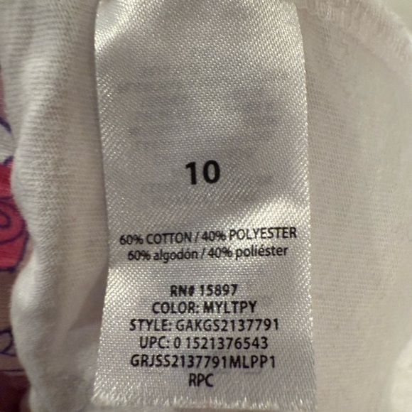 Colorful Cartoon Print girls Skirt/size 10 - Picture 5 of 10